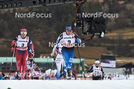 09.01.2016, Val di Fiemme, Italy (ITA): Heidi Weng (NOR), Krista Parmakoski (FIN), (l-r)  - FIS world cup cross-country, tour de ski, mass women, Val di Fiemme (ITA). www.nordicfocus.com. © Felgenhauer/NordicFocus. Every downloaded picture is fee-liable.