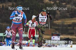 09.01.2016, Val di Fiemme, Italy (ITA): Daria Storozhilova (RUS), Monique Siegel (GER), (l-r)  - FIS world cup cross-country, tour de ski, mass women, Val di Fiemme (ITA). www.nordicfocus.com. © Felgenhauer/NordicFocus. Every downloaded picture is fee-liable.