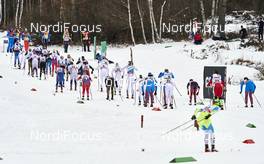 09.01.2016, Val di Fiemme, Italy (ITA): the women in the first uphill   - FIS world cup cross-country, tour de ski, mass women, Val di Fiemme (ITA). www.nordicfocus.com. © Felgenhauer/NordicFocus. Every downloaded picture is fee-liable.
