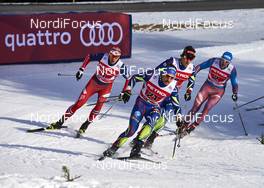 17.01.2016, Planica, Slovenia (SLO): Ola Vigen Hattestad (NOR), Renaud Jay (FRA), (l-r)  - FIS world cup cross-country, team sprint, Planica (SLO). www.nordicfocus.com. © Felgenhauer/NordicFocus. Every downloaded picture is fee-liable.