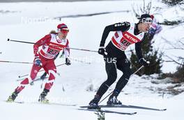 17.01.2016, Planica, Slovenia (SLO): Knute Johnsgaard (CAN), Roman Schaad (SUI), (l-r)  - FIS world cup cross-country, team sprint, Planica (SLO). www.nordicfocus.com. © Felgenhauer/NordicFocus. Every downloaded picture is fee-liable.