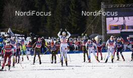 17.01.2016, Planica, Slovenia (SLO): women's handover   - FIS world cup cross-country, team sprint, Planica (SLO). www.nordicfocus.com. © Felgenhauer/NordicFocus. Every downloaded picture is fee-liable.
