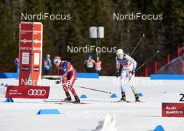 17.01.2016, Planica, Slovenia (SLO): Heidi Weng (NOR), Ida Ingemarsdotter (SWE), (l-r)  - FIS world cup cross-country, team sprint, Planica (SLO). www.nordicfocus.com. © Felgenhauer/NordicFocus. Every downloaded picture is fee-liable.