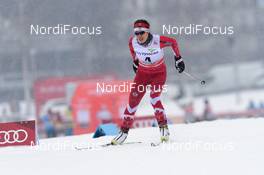 23.01.2016, Nove Mesto, Czech Republic (CZE): Emily Nishikawa (CAN) - FIS world cup cross-country, 10km women, Nove Mesto (CZE). www.nordicfocus.com. © Rauschendorfer/NordicFocus. Every downloaded picture is fee-liable.
