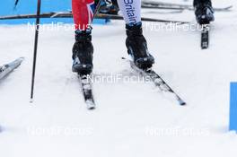 23.01.2016, Nove Mesto, Czech Republic (CZE): Salomon skis at ski testing  - FIS world cup cross-country, 15km men, Nove Mesto (CZE). www.nordicfocus.com. © Rauschendorfer/NordicFocus. Every downloaded picture is fee-liable.