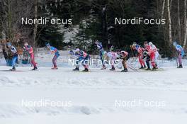 24.01.2016, Nove Mesto, Czech Republic (CZE): group  - FIS world cup cross-country, 4x10km men, Nove Mesto (CZE). www.nordicfocus.com. © Rauschendorfer/NordicFocus. Every downloaded picture is fee-liable.