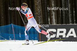 24.01.2016, Nove Mesto, Czech Republic (CZE): Sophie Caldwell (USA) - FIS world cup cross-country, 4x5km women, Nove Mesto (CZE). www.nordicfocus.com. © Rauschendorfer/NordicFocus. Every downloaded picture is fee-liable.