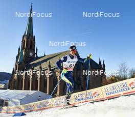 03.02.2016, Drammen, Norway (NOR): Denis Volotka (KAZ) - FIS world cup cross-country, individual sprint, Drammen (NOR). www.nordicfocus.com. © Felgenhauer/NordicFocus. Every downloaded picture is fee-liable.