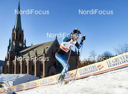 03.02.2016, Drammen, Norway (NOR): Anssi Pentsinen (FIN) - FIS world cup cross-country, individual sprint, Drammen (NOR). www.nordicfocus.com. © Felgenhauer/NordicFocus. Every downloaded picture is fee-liable.