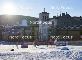 03.02.2016, Drammen, Norway (NOR): female athletes racing in backlight   - FIS world cup cross-country, individual sprint, Drammen (NOR). www.nordicfocus.com. © Felgenhauer/NordicFocus. Every downloaded picture is fee-liable.
