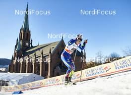 03.02.2016, Drammen, Norway (NOR): Lucas Chanavat (FRA) - FIS world cup cross-country, individual sprint, Drammen (NOR). www.nordicfocus.com. © Felgenhauer/NordicFocus. Every downloaded picture is fee-liable.
