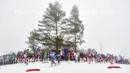07.02.2016, Oslo, Norway (NOR): athletes over the top   - FIS world cup cross-country, mass women, Oslo (NOR). www.nordicfocus.com. © Felgenhauer/NordicFocus. Every downloaded picture is fee-liable.