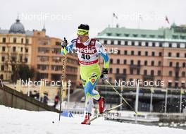 11.02.2016, Stockholm, Sweden (SWE): Miha Simenc (SLO) - FIS world cup cross-country, individual sprint, Stockholm (SWE). www.nordicfocus.com. © Felgenhauer/NordicFocus. Every downloaded picture is fee-liable.
