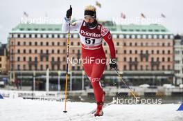 11.02.2016, Stockholm, Sweden (SWE): Anastasia Kirillova (BLR) - FIS world cup cross-country, individual sprint, Stockholm (SWE). www.nordicfocus.com. © Felgenhauer/NordicFocus. Every downloaded picture is fee-liable.