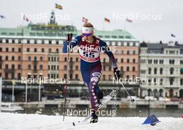 11.02.2016, Stockholm, Sweden (SWE): Jennie Bender (USA) - FIS world cup cross-country, individual sprint, Stockholm (SWE). www.nordicfocus.com. © Felgenhauer/NordicFocus. Every downloaded picture is fee-liable.