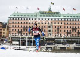 11.02.2016, Stockholm, Sweden (SWE): Katri Lylynpera (FIN) - FIS world cup cross-country, individual sprint, Stockholm (SWE). www.nordicfocus.com. © Felgenhauer/NordicFocus. Every downloaded picture is fee-liable.