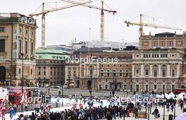11.02.2016, Stockholm, Sweden (SWE): the royal palace and the race track   - FIS world cup cross-country, individual sprint, Stockholm (SWE). www.nordicfocus.com. © Felgenhauer/NordicFocus. Every downloaded picture is fee-liable.