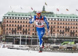 11.02.2016, Stockholm, Sweden (SWE): Simon Persson (SWE) - FIS world cup cross-country, individual sprint, Stockholm (SWE). www.nordicfocus.com. © Felgenhauer/NordicFocus. Every downloaded picture is fee-liable.