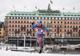 11.02.2016, Stockholm, Sweden (SWE): Mikhail Devjatiarov (RUS) - FIS world cup cross-country, individual sprint, Stockholm (SWE). www.nordicfocus.com. © Felgenhauer/NordicFocus. Every downloaded picture is fee-liable.