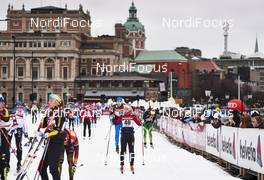 11.02.2016, Stockholm, Sweden (SWE): messy ski depot   - FIS world cup cross-country, individual sprint, Stockholm (SWE). www.nordicfocus.com. © Felgenhauer/NordicFocus. Every downloaded picture is fee-liable.