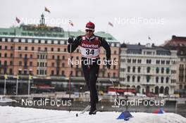 11.02.2016, Stockholm, Sweden (SWE): Alex Harvey (CAN), warm up lap   - FIS world cup cross-country, individual sprint, Stockholm (SWE). www.nordicfocus.com. © Felgenhauer/NordicFocus. Every downloaded picture is fee-liable.