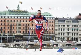 11.02.2016, Stockholm, Sweden (SWE): Kari Vikhagen Gjeitnes (NOR) - FIS world cup cross-country, individual sprint, Stockholm (SWE). www.nordicfocus.com. © Felgenhauer/NordicFocus. Every downloaded picture is fee-liable.