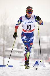 13.02.2016, Falun, Sweden (SWE): Adrien Backscheider (FRA) - FIS world cup cross-country, 10km men, Falun (SWE). www.nordicfocus.com. © Felgenhauer/NordicFocus. Every downloaded picture is fee-liable.