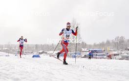 13.02.2016, Falun, Sweden (SWE): Anders Gloeersen (NOR), Hans Christer Holund (NOR), (l-r)  - FIS world cup cross-country, 10km men, Falun (SWE). www.nordicfocus.com. © Felgenhauer/NordicFocus. Every downloaded picture is fee-liable.