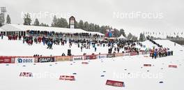 13.02.2016, Falun, Sweden (SWE): flag parade   - FIS world cup cross-country, 5km women, Falun (SWE). www.nordicfocus.com. © Felgenhauer/NordicFocus. Every downloaded picture is fee-liable.