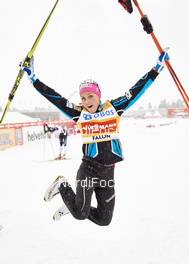 13.02.2016, Falun, Sweden (SWE): Therese Johaug (NOR) - FIS world cup cross-country, 5km women, Falun (SWE). www.nordicfocus.com. © Felgenhauer/NordicFocus. Every downloaded picture is fee-liable.