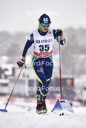 13.02.2016, Falun, Sweden (SWE): Yelena Kolomina (KAZ) - FIS world cup cross-country, 5km women, Falun (SWE). www.nordicfocus.com. © Felgenhauer/NordicFocus. Every downloaded picture is fee-liable.