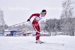 13.02.2016, Falun, Sweden (SWE): Emily Nishikawa (CAN) - FIS world cup cross-country, 5km women, Falun (SWE). www.nordicfocus.com. © Felgenhauer/NordicFocus. Every downloaded picture is fee-liable.