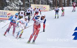14.02.2016, Falun, Sweden (SWE): Marcus Hellner (SWE), Petter Northug (NOR), (l-r)  - FIS world cup cross-country, mass men, Falun (SWE). www.nordicfocus.com. © Felgenhauer/NordicFocus. Every downloaded picture is fee-liable.