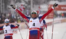20.02.2016, Lahti, Finland (FIN): Finn Haagen Krogh (NOR), Emil Iversen (NOR), (l-r)  - FIS world cup cross-country, individual sprint, Lahti (FIN). www.nordicfocus.com. © Felgenhauer/NordicFocus. Every downloaded picture is fee-liable.