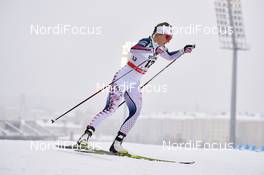 20.02.2016, Lahti, Finland (FIN): Sadie Bjornsen (USA) - FIS world cup cross-country, individual sprint, Lahti (FIN). www.nordicfocus.com. © Felgenhauer/NordicFocus. Every downloaded picture is fee-liable.
