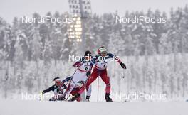20.02.2016, Lahti, Finland (FIN): Sophie Caldwell (USA), Ingvild Flugstad Oestberg (NOR), (l-r)  - FIS world cup cross-country, individual sprint, Lahti (FIN). www.nordicfocus.com. © Felgenhauer/NordicFocus. Every downloaded picture is fee-liable.