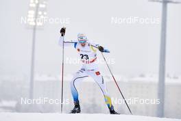 20.02.2016, Lahti, Finland (FIN): Johan Edin (SWE) - FIS world cup cross-country, individual sprint, Lahti (FIN). www.nordicfocus.com. © Felgenhauer/NordicFocus. Every downloaded picture is fee-liable.
