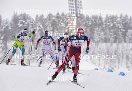 20.02.2016, Lahti, Finland (FIN): Alenka Cebasek (SLO), Sadie Bjornsen (USA), Kathrine Rolsted Harsem (NOR), (l-r)  - FIS world cup cross-country, individual sprint, Lahti (FIN). www.nordicfocus.com. © Felgenhauer/NordicFocus. Every downloaded picture is fee-liable.