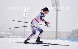 20.02.2016, Lahti, Finland (FIN): Jessica Diggins (USA) - FIS world cup cross-country, individual sprint, Lahti (FIN). www.nordicfocus.com. © Felgenhauer/NordicFocus. Every downloaded picture is fee-liable.