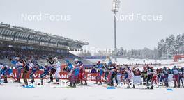 21.02.2016, Lahti, Finland (FIN):  the men's start   - FIS world cup cross-country, skiathlon men, Lahti (FIN). www.nordicfocus.com. © Felgenhauer/NordicFocus. Every downloaded picture is fee-liable.