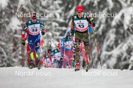 21.02.2016, Lahti, Finland (FIN): Florian Notz (GER), Fischer, Leki, Adidas - FIS world cup cross-country, skiathlon men, Lahti (FIN). www.nordicfocus.com. © Laiho/NordicFocus. Every downloaded picture is fee-liable.
