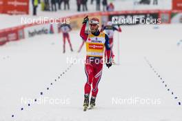 21.02.2016, Lahti, Finland (FIN): Martin Johnsrud Sundby (NOR), Fischer, KV+, Rottefella - FIS world cup cross-country, skiathlon men, Lahti (FIN). www.nordicfocus.com. © Laiho/NordicFocus. Every downloaded picture is fee-liable.
