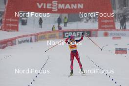 21.02.2016, Lahti, Finland (FIN): Therese Johaug (NOR), Fischer, Rottefella - FIS world cup cross-country, skiathlon women, Lahti (FIN). www.nordicfocus.com. © Laiho/NordicFocus. Every downloaded picture is fee-liable.