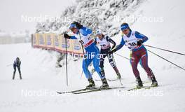 21.02.2016, Lahti, Finland (FIN): Maija Hakala (FIN), Elena Soboleva (RUS), (l-r)  - FIS world cup cross-country, skiathlon women, Lahti (FIN). www.nordicfocus.com. © Felgenhauer/NordicFocus. Every downloaded picture is fee-liable.