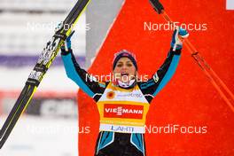 21.02.2016, Lahti, Finland (FIN): Therese Johaug (NOR), Fischer, Rottefella - FIS world cup cross-country, skiathlon women, Lahti (FIN). www.nordicfocus.com. © Laiho/NordicFocus. Every downloaded picture is fee-liable.