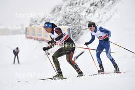 21.02.2016, Lahti, Finland (FIN): Elisabeth Schicho (GER), Katariina Lonka (FIN), (l-r)  - FIS world cup cross-country, skiathlon women, Lahti (FIN). www.nordicfocus.com. © Felgenhauer/NordicFocus. Every downloaded picture is fee-liable.