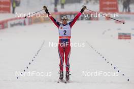 21.02.2016, Lahti, Finland (FIN): Heidi Weng (NOR), Madshus, Swix, Rottefella - FIS world cup cross-country, skiathlon women, Lahti (FIN). www.nordicfocus.com. © Laiho/NordicFocus. Every downloaded picture is fee-liable.