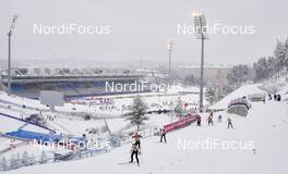 20.02.2016, Lahti, Finland (FIN): crowded ski test track   - FIS world cup cross-country, training, Lahti (FIN). www.nordicfocus.com. © Felgenhauer/NordicFocus. Every downloaded picture is fee-liable.