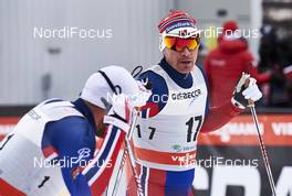 01.03.2016, Gatineau, Canada (CAN): Petter Northug (NOR), Ola Vigen Hattestad (NOR), (l-r)  - FIS world cup cross-country, individual sprint, Gatineau (CAN). www.nordicfocus.com. © Felgenhauer/NordicFocus. Every downloaded picture is fee-liable.