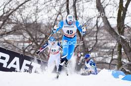 02.03.2016, Montreal, Canada (CAN): Andrew Newell (USA), Raido Rankel (EST), (l-r)  - FIS world cup cross-country, mass men, Montreal (CAN). www.nordicfocus.com. © Felgenhauer/NordicFocus. Every downloaded picture is fee-liable.